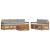 Set de canapele de exterior 6 pcs Gri natural și deschis GartenMobel Dekor