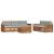 Set de canapele de exterior 6 pcs Gri natural și deschis GartenMobel Dekor
