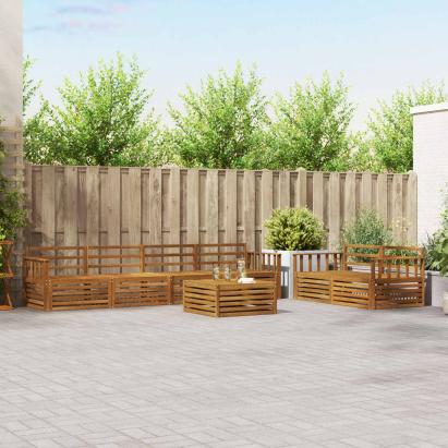 Set de canapele de exterior 7 pcs natural GartenMobel Dekor