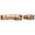 Set de canapele de exterior 7 pcs natural GartenMobel Dekor