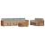 Set de canapele de exterior 7 pcs Gri natural și deschis GartenMobel Dekor