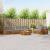 Set de canapele de exterior 7 pcs Gri natural și deschis GartenMobel Dekor