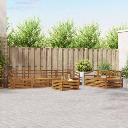 Set de canapele de exterior 7 pcs natural GartenMobel Dekor