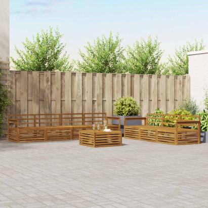 Set de canapele de exterior 8 pcs natural GartenMobel Dekor