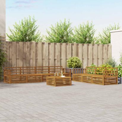 Set de canapele de exterior 8 pcs natural GartenMobel Dekor