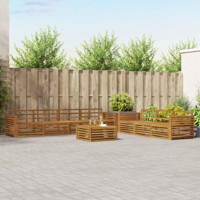 Set de canapele de exterior 8 pcs natural GartenMobel Dekor