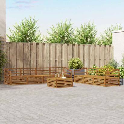 Set de canapele de exterior 8 pcs natural GartenMobel Dekor