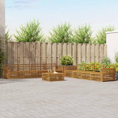 Set de canapele de exterior 9 pcs natural GartenMobel Dekor