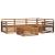 Set de canapele de exterior 5 pcs natural Lemn Solid de Acacia GartenMobel Dekor