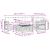 Set de canapele de exterior 5 pcs Gri natural și deschis GartenMobel Dekor