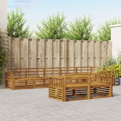 Set de canapele de exterior 8 pcs natural GartenMobel Dekor
