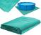 Prelata de protectie de dimensiune mare, laminata, impermeabila, cu protectie UV, 16x10 m, 70 GSM, verde Household NewTrend