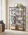 VASAGLE Biblioteca 6 rafturi, cadru metalic, stil industrial, 30x120x170 cm, maro rustic Household NewTrend