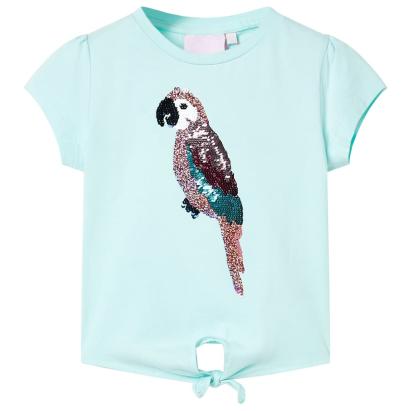 Tricou pentru copii, turcoaz deschis, 116 GartenMobel Dekor