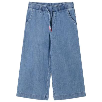 Pantaloni pentru copii, albastru denim, 92 GartenMobel Dekor