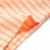 Fustă dreaptă pentru copii cu dungi, portocaliu fluorescent, 128 GartenMobel Dekor