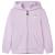 Hanorac cu glugă pentru copii, cu fermoar, combinație lila, 92 GartenMobel Dekor