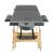 Masă de masaj cu 2 zone, cadru din lemn, antracit, 186 x 68 cm GartenMobel Dekor