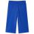 Pantaloni pentru copii cu picioare largi, albastru cobalt, 128 GartenMobel Dekor