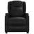 Fotoliu de masaj electric, negru, piele ecologică GartenMobel Dekor