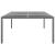 Masă de grădină, gri, 200x150x75cm, sticlă securizată/poliratan GartenMobel Dekor