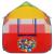 Cort de joacă cu 550 de bile, 123x120x126 cm GartenMobel Dekor