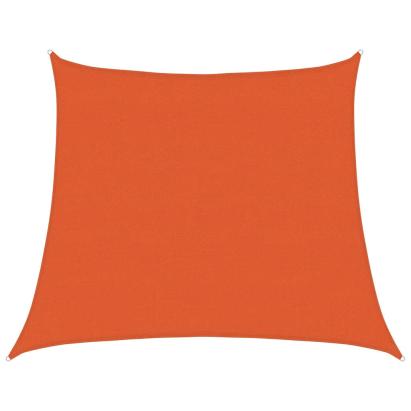 Pânză parasolar, portocaliu, trapez, 4/5x4 m, HDPE, 160 g/m² GartenMobel Dekor