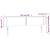 Tăblie de pat cu aripioare alb 203x23x78/88 cm piele ecologică GartenMobel Dekor