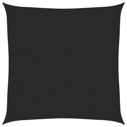 Pânză parasolar, negru, 2,5x2,5 m, HDPE, 160 g/m² GartenMobel Dekor