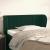 Tăblie de pat cu aripioare verde închis 83x23x78/88 cm catifea GartenMobel Dekor