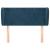Tăblie pat cu aripioare albastru închis 83x23x78/88 cm catifea GartenMobel Dekor
