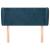 Tăblie pat cu aripioare albastru închis 93x23x78/88 cm textil GartenMobel Dekor