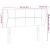 Tăblie de pat cu aripioare gri închis 103x23x78/88 cm catifea GartenMobel Dekor