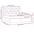 Pat box spring cu saltea, crem, 160x200 cm, material textil GartenMobel Dekor