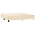 Pat box spring cu saltea, crem, 200x200 cm, textil GartenMobel Dekor