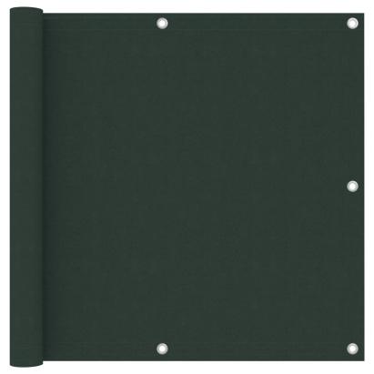 Paravan de balcon, verde închis, 90x500 cm, țesătură oxford GartenMobel Dekor