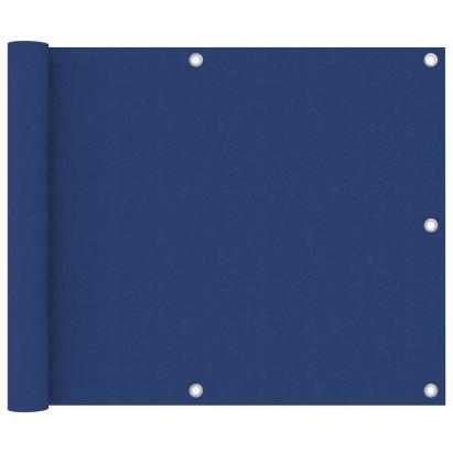 Paravan de balcon, albastru, 75 x 600 cm, țesătură oxford GartenMobel Dekor