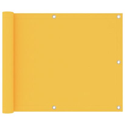 Paravan de balcon, galben, 75 x 600 cm, țesătură oxford GartenMobel Dekor