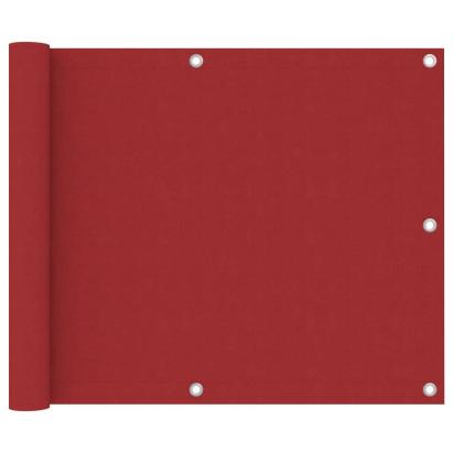 Prelată balcon roșu 75x400 cm țesătură Oxford GartenMobel Dekor