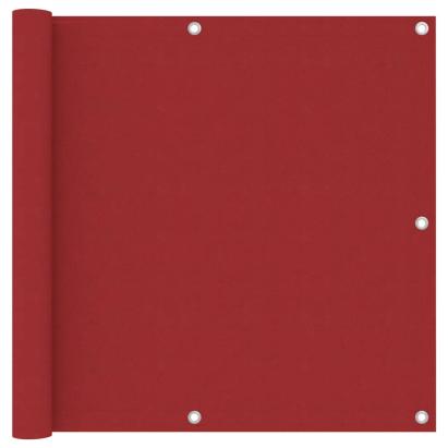 Paravan de balcon, roșu, 90 x 400 cm, țesătură oxford GartenMobel Dekor