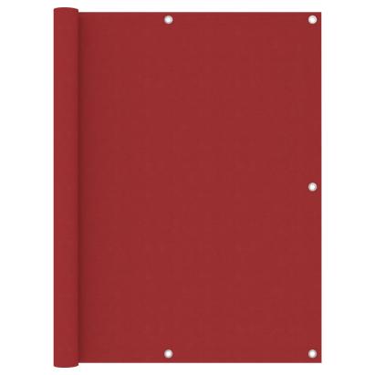 Paravan de balcon, roșu, 120 x 600 cm, țesătură oxford GartenMobel Dekor