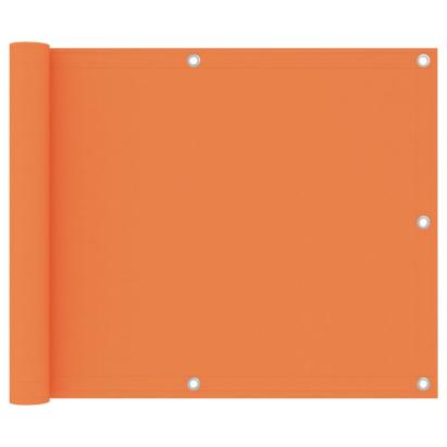 Paravan de balcon, portocaliu, 75 x 400 cm, țesătură oxford GartenMobel Dekor