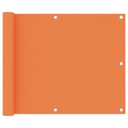 Paravan de balcon, portocaliu, 75 x 500 cm, țesătură oxford GartenMobel Dekor