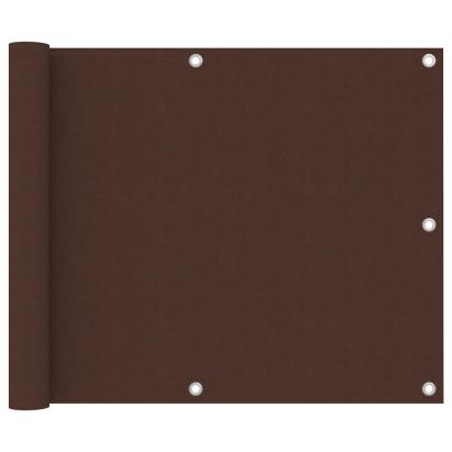 Paravan de balcon, maro, 75 x 400 cm, țesătură oxford GartenMobel Dekor