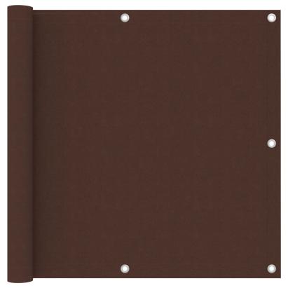 Paravan de balcon, maro, 90 x 400 cm, țesătură oxford GartenMobel Dekor