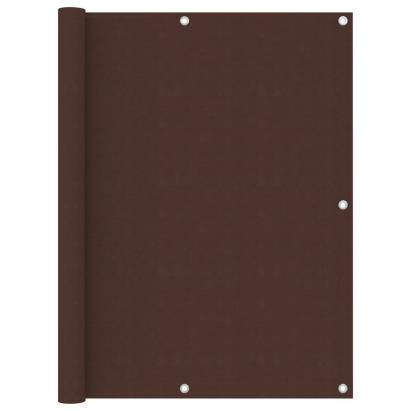 Paravan de balcon, maro, 120 x 400 cm, țesătură oxford GartenMobel Dekor