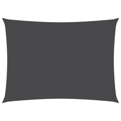 Pânză parasolar antracit 3x5 m țesătură oxford dreptunghiular GartenMobel Dekor