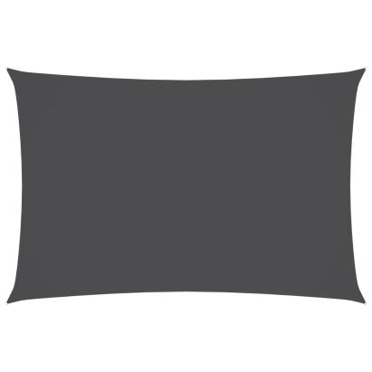Pânză parasolar antracit 6x8 m țesătură oxford dreptunghiular GartenMobel Dekor