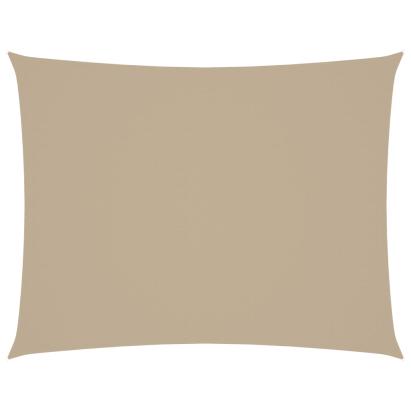 Parasolar, bej, 6x7 m, țesătură oxford, dreptunghiular GartenMobel Dekor