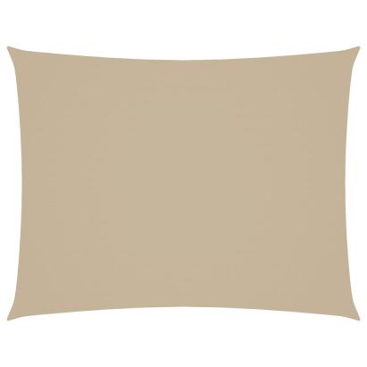 Parasolar, bej, 6x8 m, țesătură oxford, dreptunghiular GartenMobel Dekor